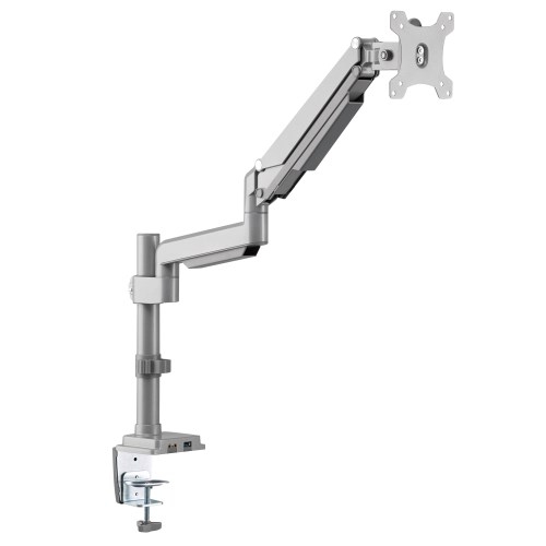 TRIPP LITE  13"-34" Single-Display Gas Spring-Arm Desktop Clamp Or Grommet - (Ddr1732Sal) In Silver