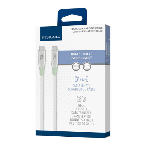 Insignia 2.1m USB-C to USB-C Cable - Only at Best Buy