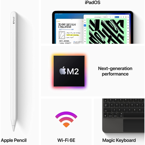 Apple 2022 11-inch iPad Pro (Wi-Fi, 128GB) - Space Gray (4th Gen) by APPLE - Refurbished condition - Image 6