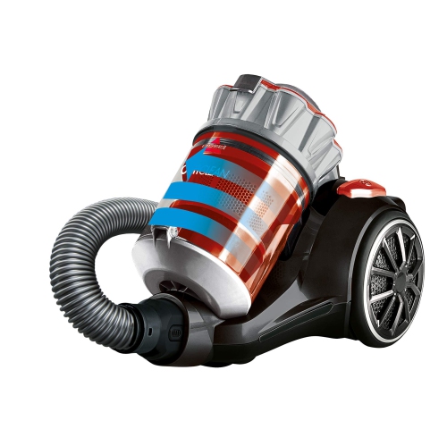 Bissell 1547E OptiClean Multi-Cyclonic Bagless Canister Vacuum, Red