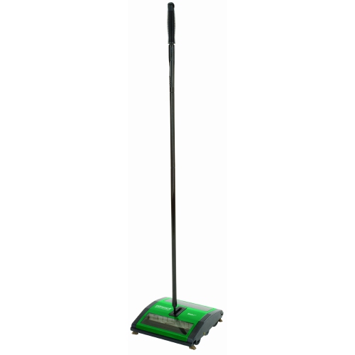 Bissell BigGreen Commercial BG21 Sweeper with 2 Rows of Rubber Rotors, 7-1/2-Inch Cleaning Path, Green