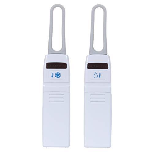 AcuRite – Thermomètre numérique sans fil pour réfrigérateur et congélateur avec alarme, température max/min 4,25 x 3,75 po