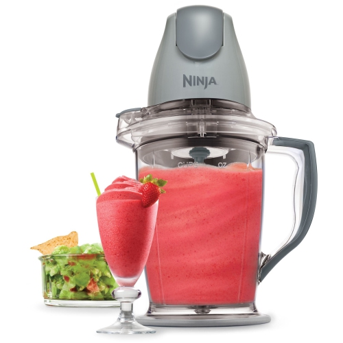 Ninja QB900BC, Master Prep to Crush, Blend, and Chop, Silver, 400W, 48oz