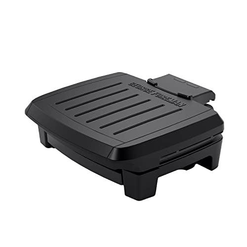 GEORGE FOREMAN  ® Fully Submersible Grill, New Dishwasher Safe, Wash The Entire Grill, Easy-To-Clean Nonstick, Black