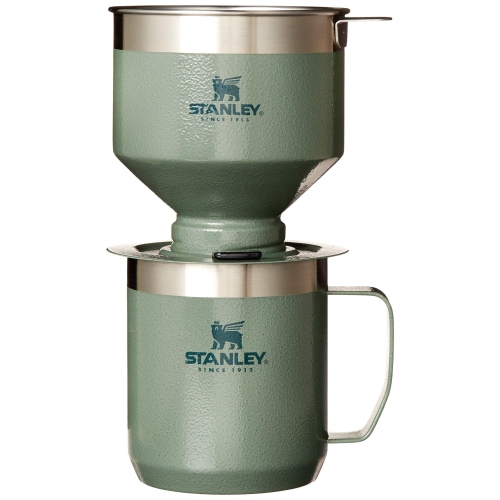 Image 1 of 8.. Stanley The Camp Pour Over Coffee Maker Set, Stainless Steel Filter, In Home or Office Coffee Brewing