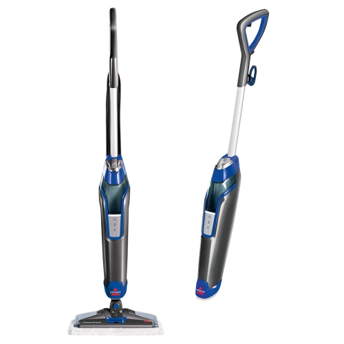 BISSELL  - Steam Mops - Powersteamer Deluxe - With Detachable Spotboost Brush - Includes 2 Soft Pads And 1 Scrub Pad |