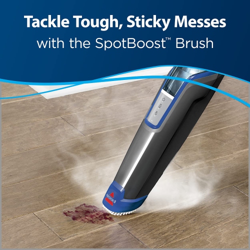 BISSELL - Steam Mops - PowerSteamer Deluxe - With detachable SpotBoost Brush - Includes 2 Soft Pads and 1 Scrub Pad | ..