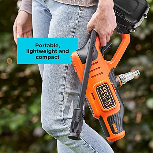 BLACK+DECKER 20V MAX Pressure Washer, 350 PSI
