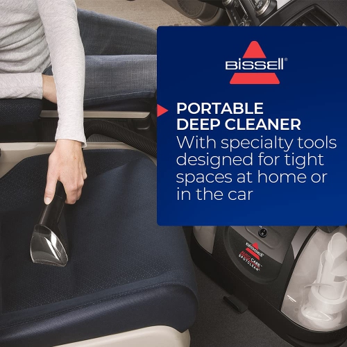 Bissell - nettoyeur en profondeur portatif - AutoCare SpotClean avec suceur plat 2-en-1 pour nettoyer les espaces restreints | 1400P , Noir