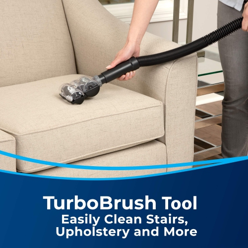 BISSELL - Upright Vacuum Cleaner - Cyclonic separation with secondary built in lifetime filter , Purple