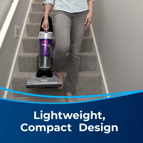 BISSELL - Upright Vacuum Cleaner - Cyclonic separation with secondary built in lifetime filter , Purple