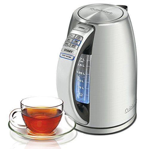 Cuisinart CPK-17C Programmable Kettle Silver 1.7 Quart 1500W
