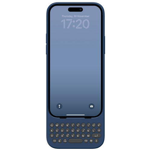 Étui-clavier de Clicks pour iPhone 15 - Bleu Royal Ink - Exclusivité Best Buy