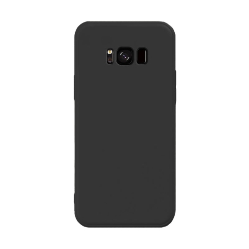 PANDACO Soft Shell Matte Black Case for Samsung Galaxy S8+