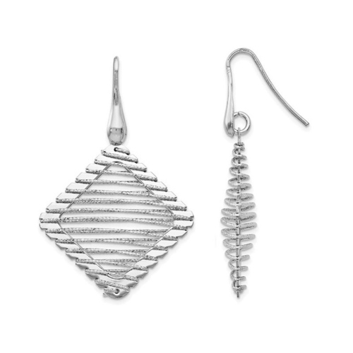 Boucles d'oreilles suspendues à crochet en argent sterling