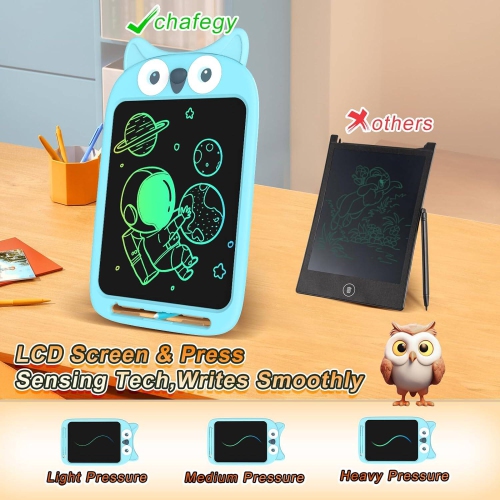 LCD Writing Tablet for Kids, 10 Inch Electronic Erasable Reusable Doodle Board Drawing Pad, as Christmas Birthday Gift for 3-8 Years Old Boys Girls,