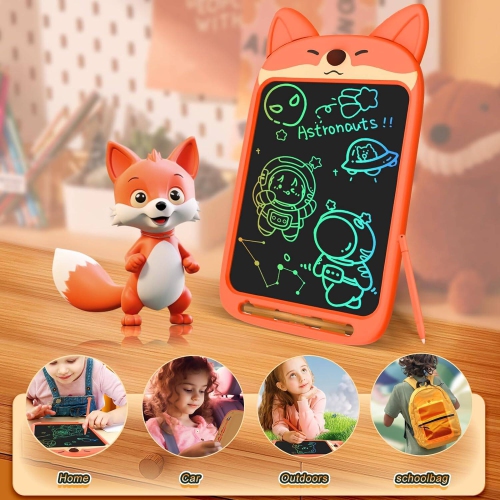 LCD Writing Tablet for Kids, 10 Inch Electronic Erasable Reusable Doodle Board Drawing Pad, as Christmas Birthday Gift for 3-8 Years Old Boys Girls,