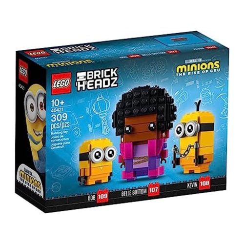 LEGO Minions Brickheadz Belle Bottom Kevin and Bob Set 40421 Best Buy Canada