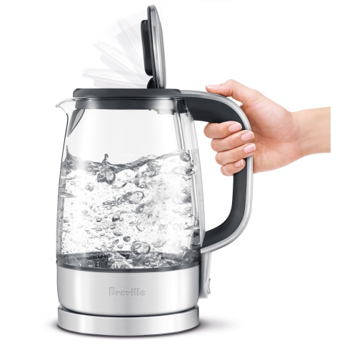Breville USA BKE595XL The Crystal Clear Electric Kettle, 2.3, Glass