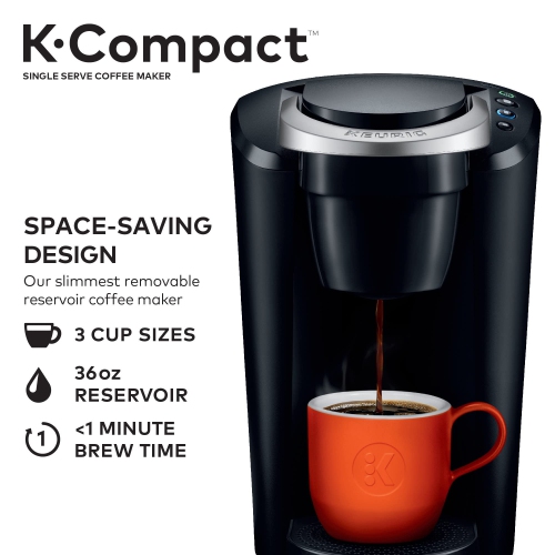 Cafetière pour une tasse K-compact K-Cup de Keurig, noir