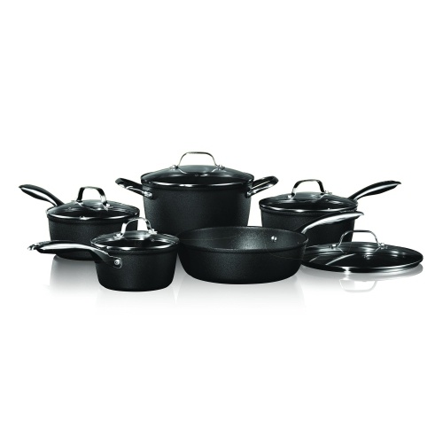 Batterie de cuisine antiadhésive 10 pièces Rock Diamond