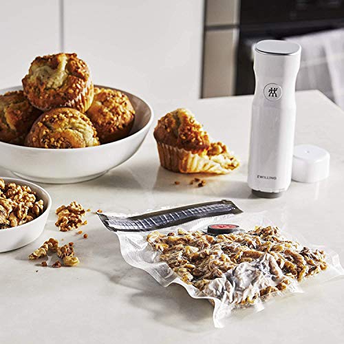 ZWILLING Fresh & Save Vacuum Sealer Machine Starter Set, 6 Piece BPA-Free Sous Vide, Meal Prep Container Set - Glass