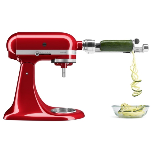 KitchenAid – Spiralizer à 5 lames avec centre et tranche Peel, KSM1APC