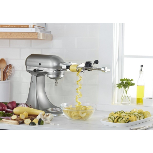 KitchenAid – Spiralizer à 5 lames avec centre et tranche Peel, KSM1APC