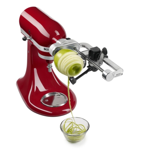 KitchenAid – Spiralizer à 5 lames avec centre et tranche Peel, KSM1APC