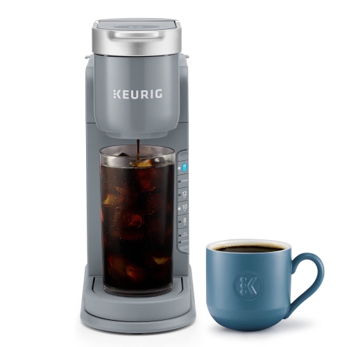 Cafetière pour une tasse K-Iced de Keurig - infuse chaud et froid - Gris