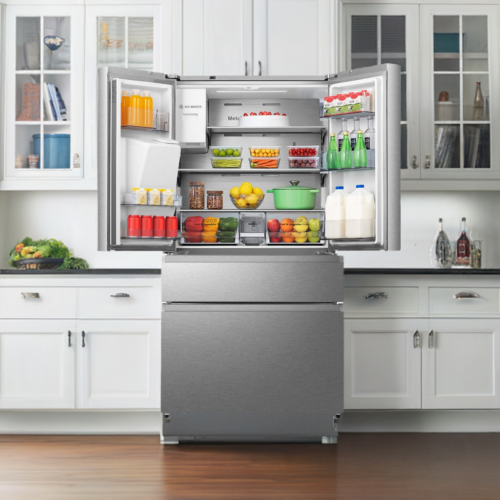 36" Professional French Door Matte Finish Refrigerator with Ice & Water Dispenser ARF3601