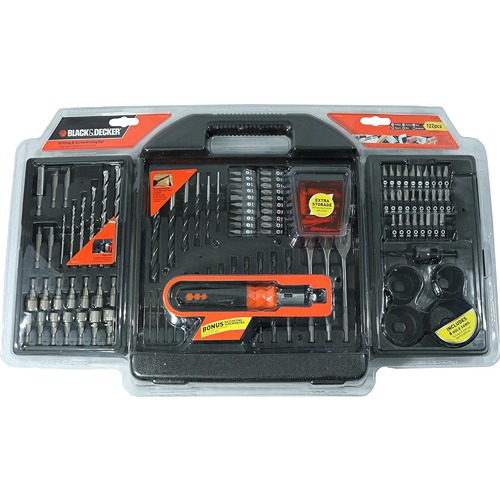 Black & Decker 71-622 Drill and Drive Bit Set – 122 Pieces