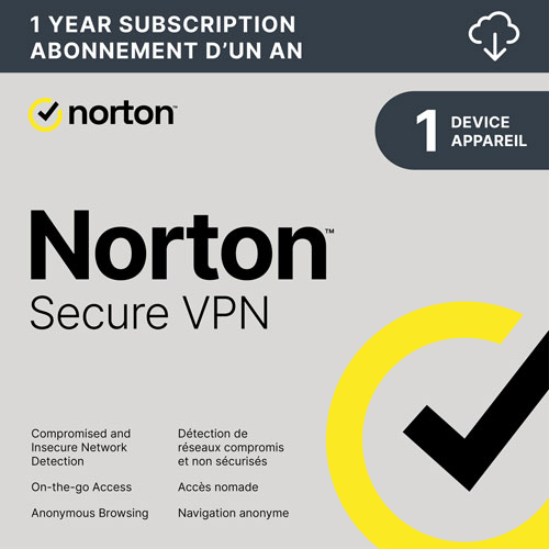 Norton Secure VPN - 1 Device - 1 Year - Digital Download