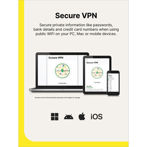 Norton Secure VPN - 1 appareil - 1 an - Téléchargement numérique