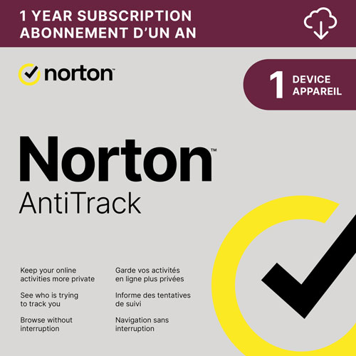 Norton AntiTrack - 1 Device - 1 Year - Digital Download