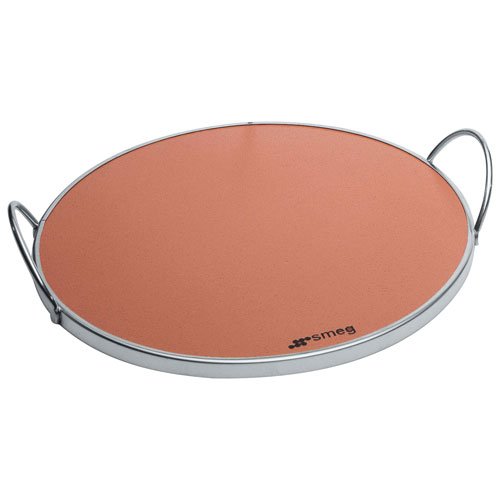 Smeg 24" Oval Pizza Stone with Handle