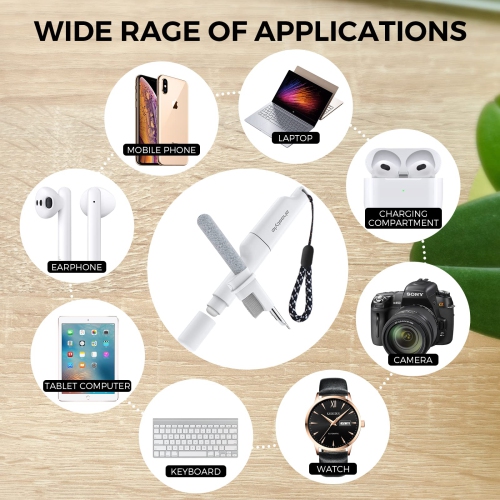 Stylo de nettoyage pour AirPods Pro 2 3 Trousse de nettoyage multifonction brosse souple pour écouteurs Bluetooth Étui de nettoyage Pen outil pour