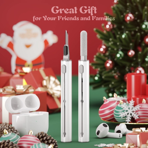 Trousse de nettoyage pour AirPods Pro 1 2 3 Stylo de nettoyage multifonction avec brosse douce éponge de flocage pour écouteurs Bluetooth Étui Outils