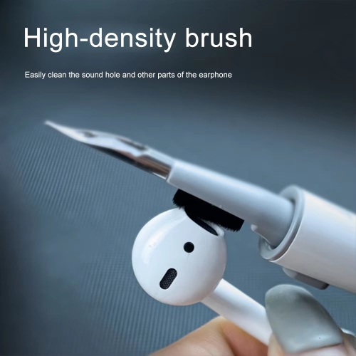 Trousse de nettoyage pour AirPods Pro 1 2 3 Stylo de nettoyage multifonction avec brosse douce éponge de flocage pour écouteurs Bluetooth Étui Outils