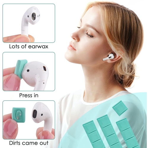 Airpod Cleaner Kit- Earbuds Cleaning Kit Pen Multi-Function iPhone Airpods Cleaning Putty Tool, Remove Ear Wax Dirt from Earbud Headphones Airpods