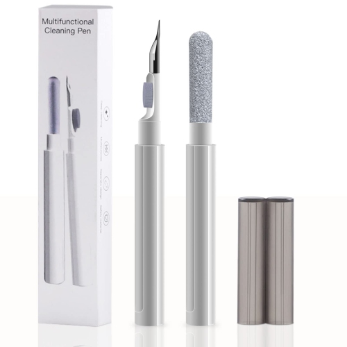 Trousse de nettoyage 3-en-1 avec brosse souple pour étui d'écouteurs Bluetooth, trousse de nettoyage multifonction pour écouteurs AirPods 1/2/3/Pro,