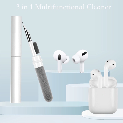 Bluetooth Earbuds Cleaning Pen for Airpods Pro 1 2 3 Samsung MI Android Earbuds, 3 in 1 Compact Multifunctional Headphones Case Cleaning Tools with