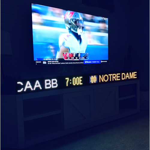 SKYBOX SPORTS NETWORK TITAN 63” Sports and Stock Ticker / 16 Pixels x 6mm 65,000 color LED