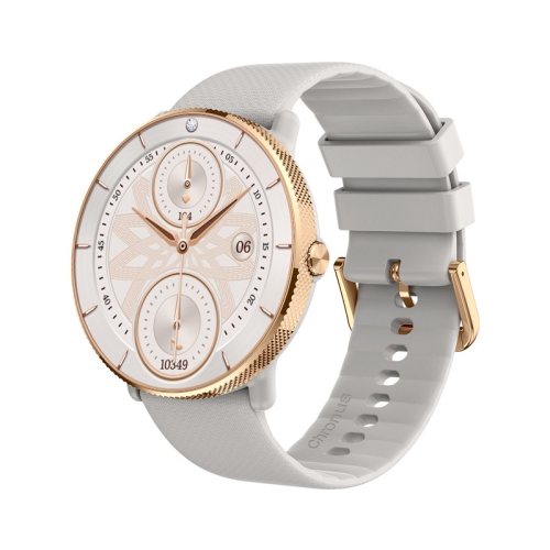 BISBISOUS  Connected Watch With Bluetooth 5.3 Call-1.43" Amoled Women's Smartwatch - Gold