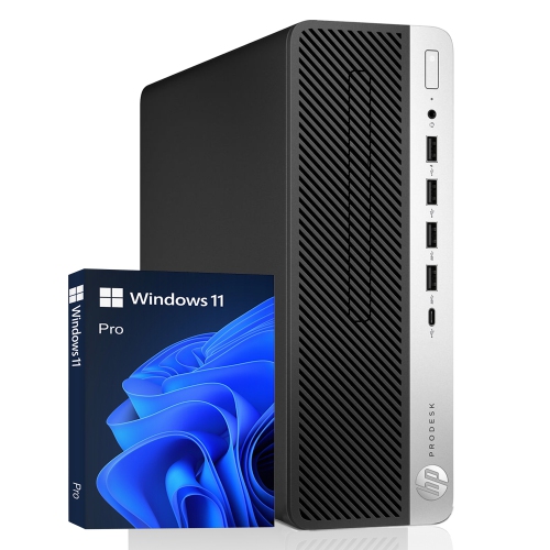 HP ProDesk 600 G4 Small Form Factor Desktop - Intel Core i5, 16GB Memory, 512GB SSD, Win 11 Pro + Wi-Fi, Bluetooth by HP - Refurbished condition - Image 3