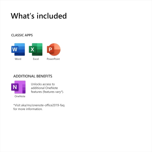 Microsoft Office Home & Student 2019 | One-time purchase, 1 person | PC/Mac Keycard