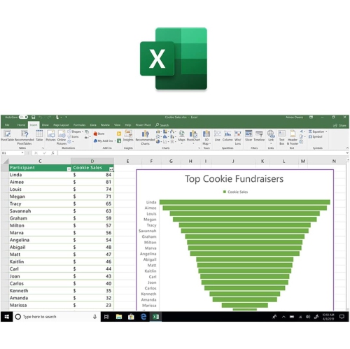 Microsoft Office Home & Student 2019 | One-time purchase, 1 person | PC/Mac Keycard