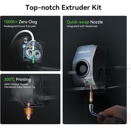 Creality Ender-3 V3 3D Printer Direct Drive Extrusion/Dual Z-Axis/IU Display