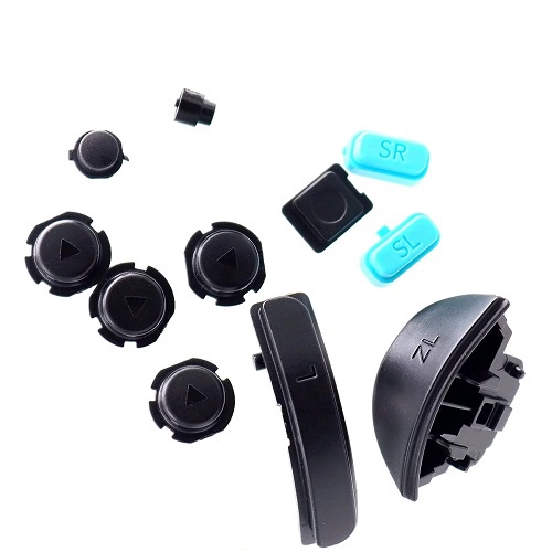 Refurbished Nintendo Switch Left Joy Con Button Set (Blue)