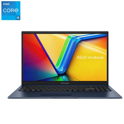 Refurbished - ASUS Vivobook 15 15.6” Laptop - Quiet Blue (Intel Core i5-1235U / 512GB SSD / 8GB RAM / Intel UHD Graphics)